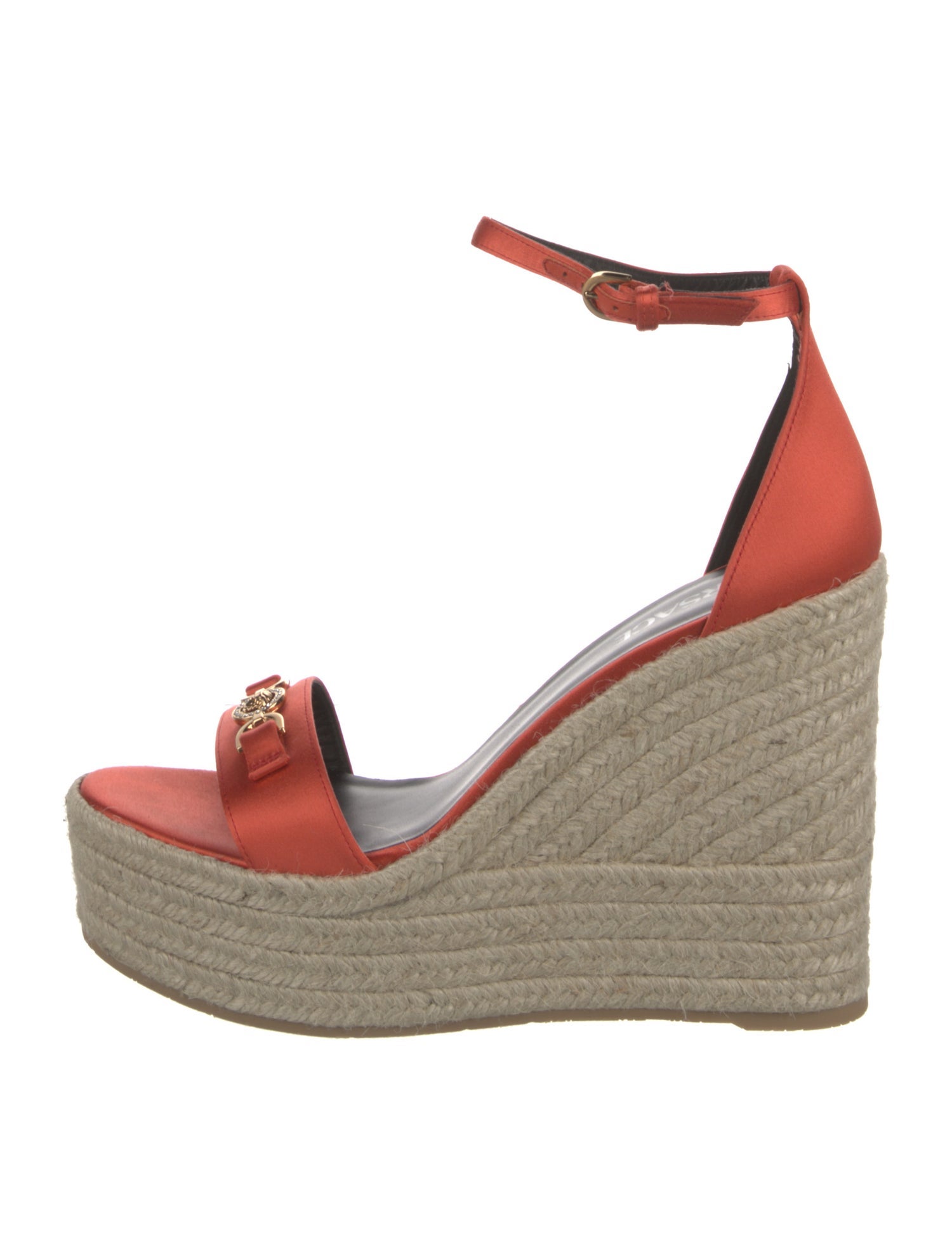 Versace Satin Espadrilles w/ Tags