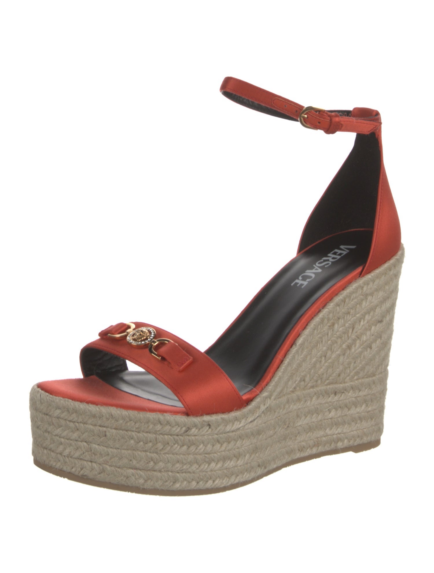 Versace Satin Espadrilles w/ Tags