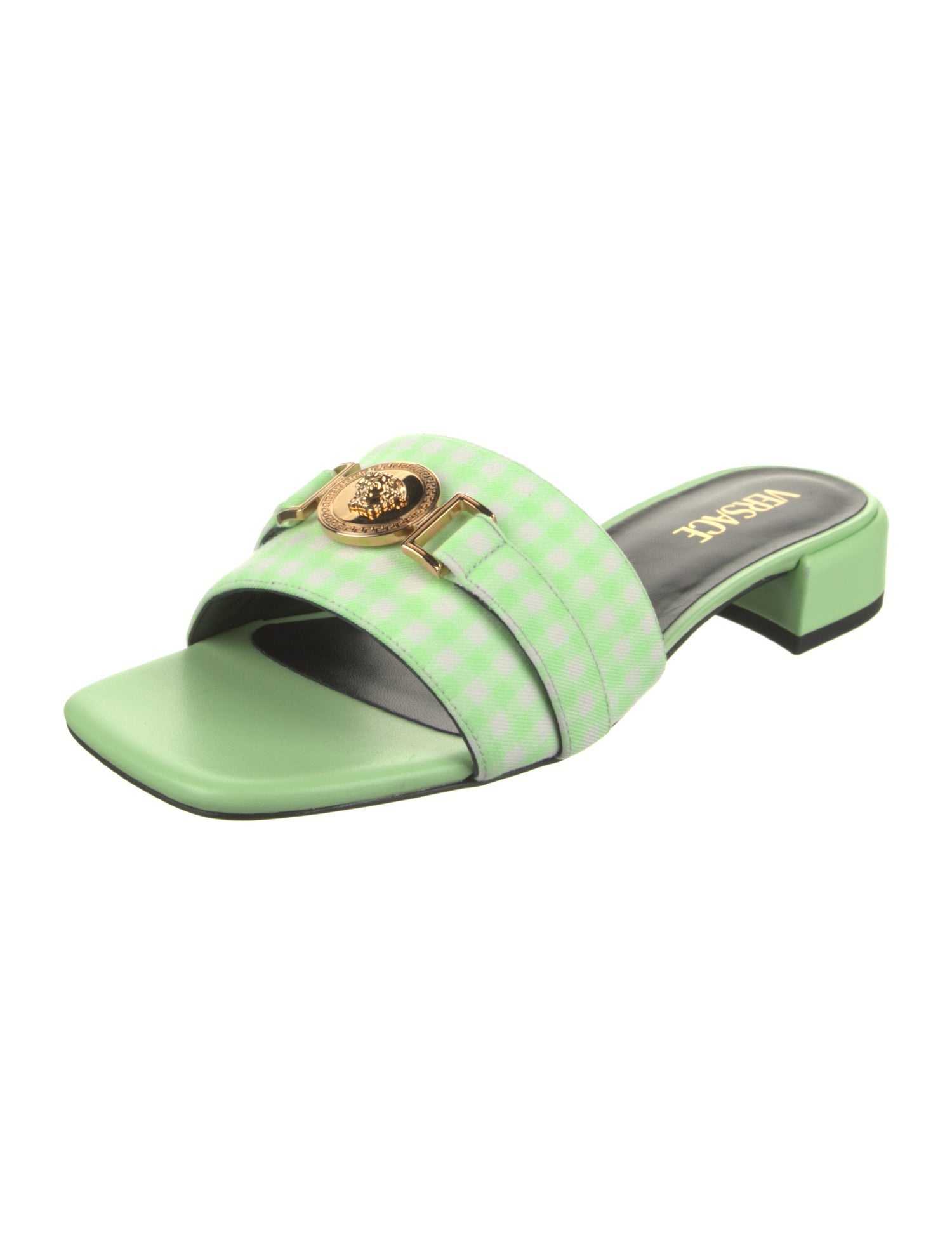 Versace Leather Slides