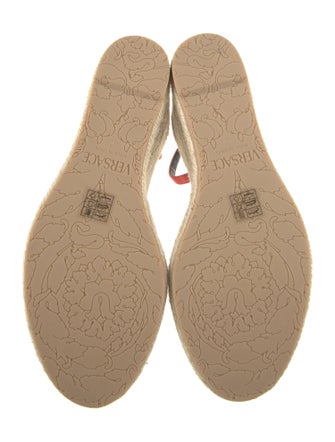 Versace Colorblock Pattern Espadrilles
