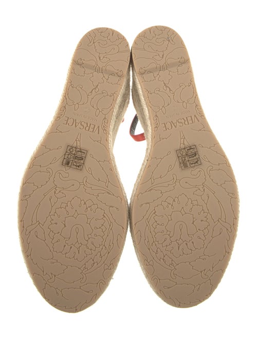 Versace Colorblock Pattern Espadrilles