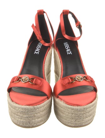 Versace Colorblock Pattern Espadrilles