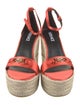 Versace Colorblock Pattern Espadrilles