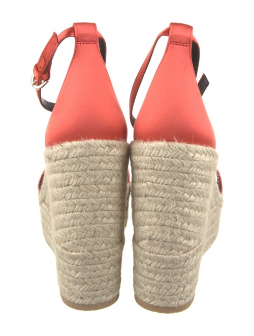 Versace Colorblock Pattern Espadrilles