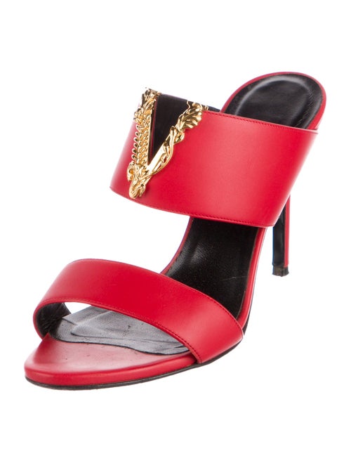 Versace Leather Slides