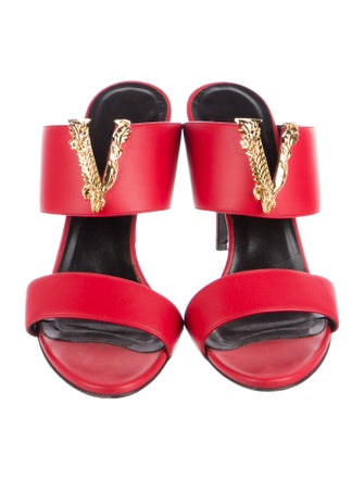 Versace Leather Slides