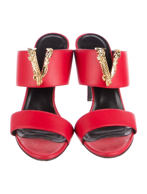 Versace Leather Slides