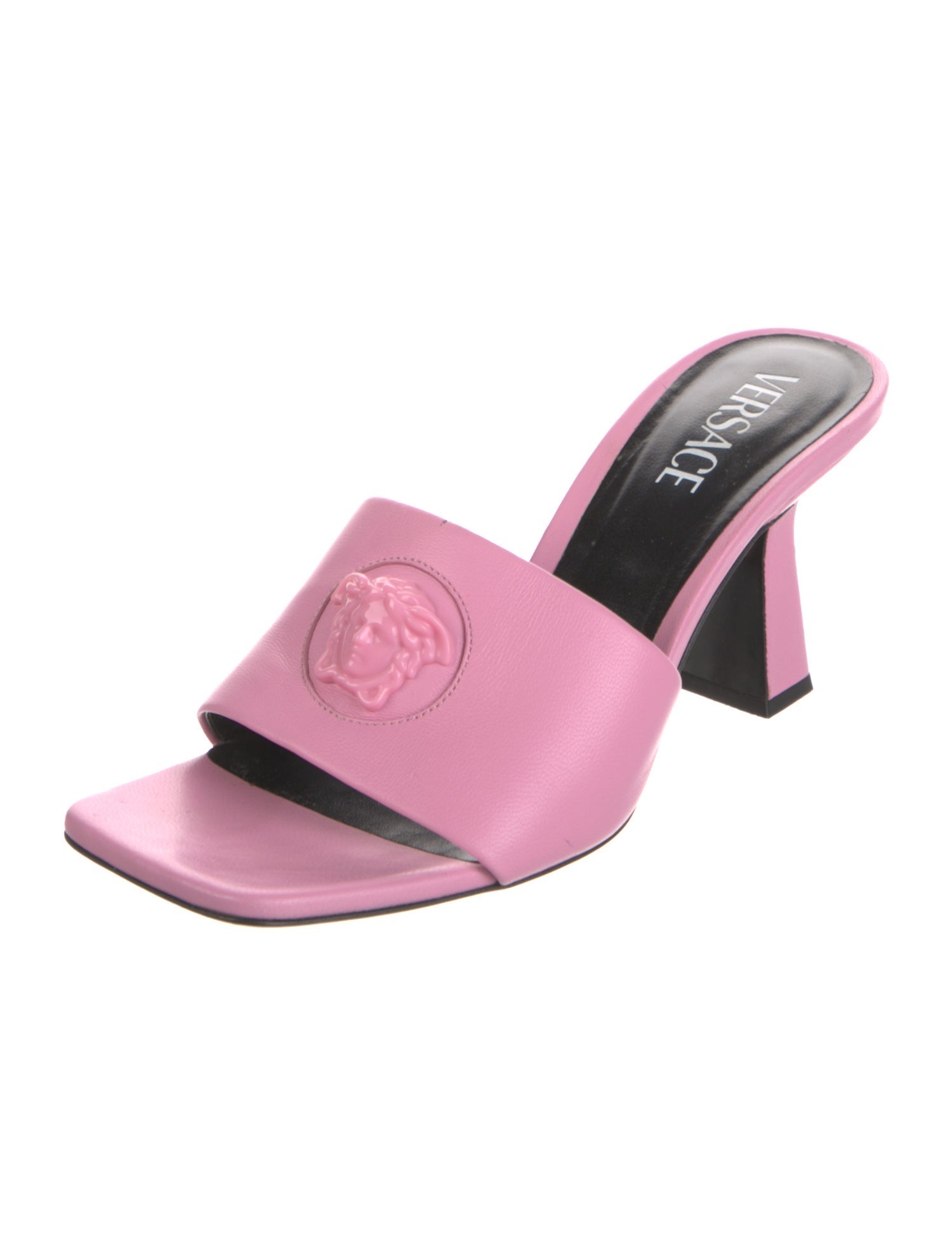 Versace Leather Slides