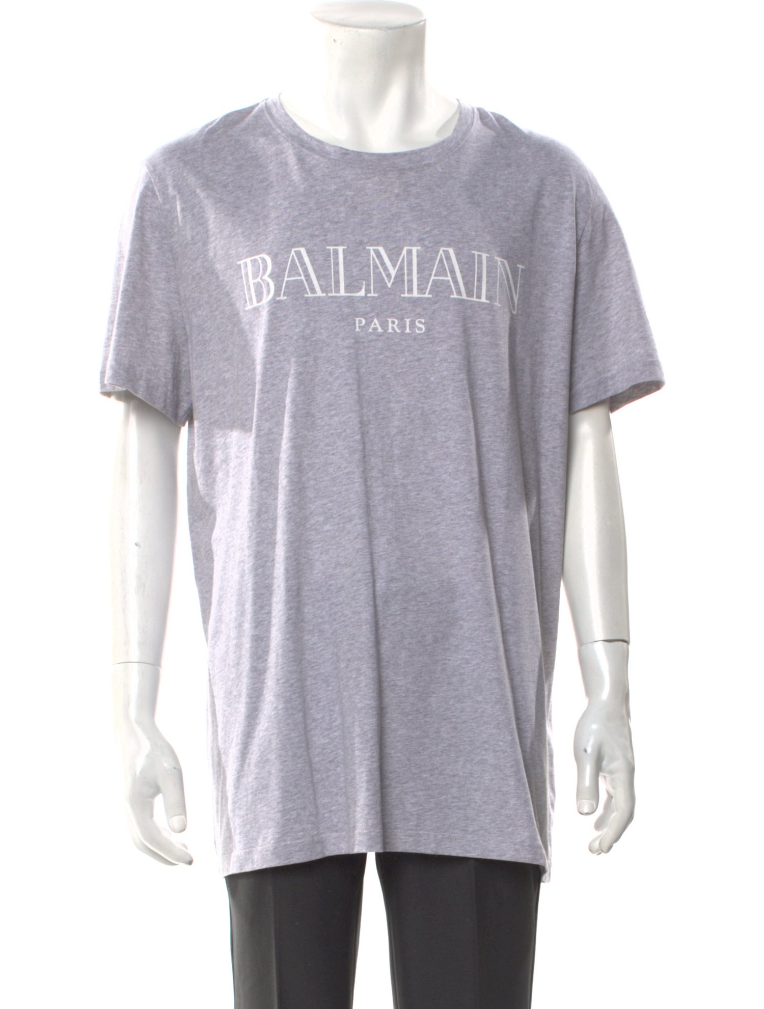 Balmain Graphic Print Crew Neck T-Shirt