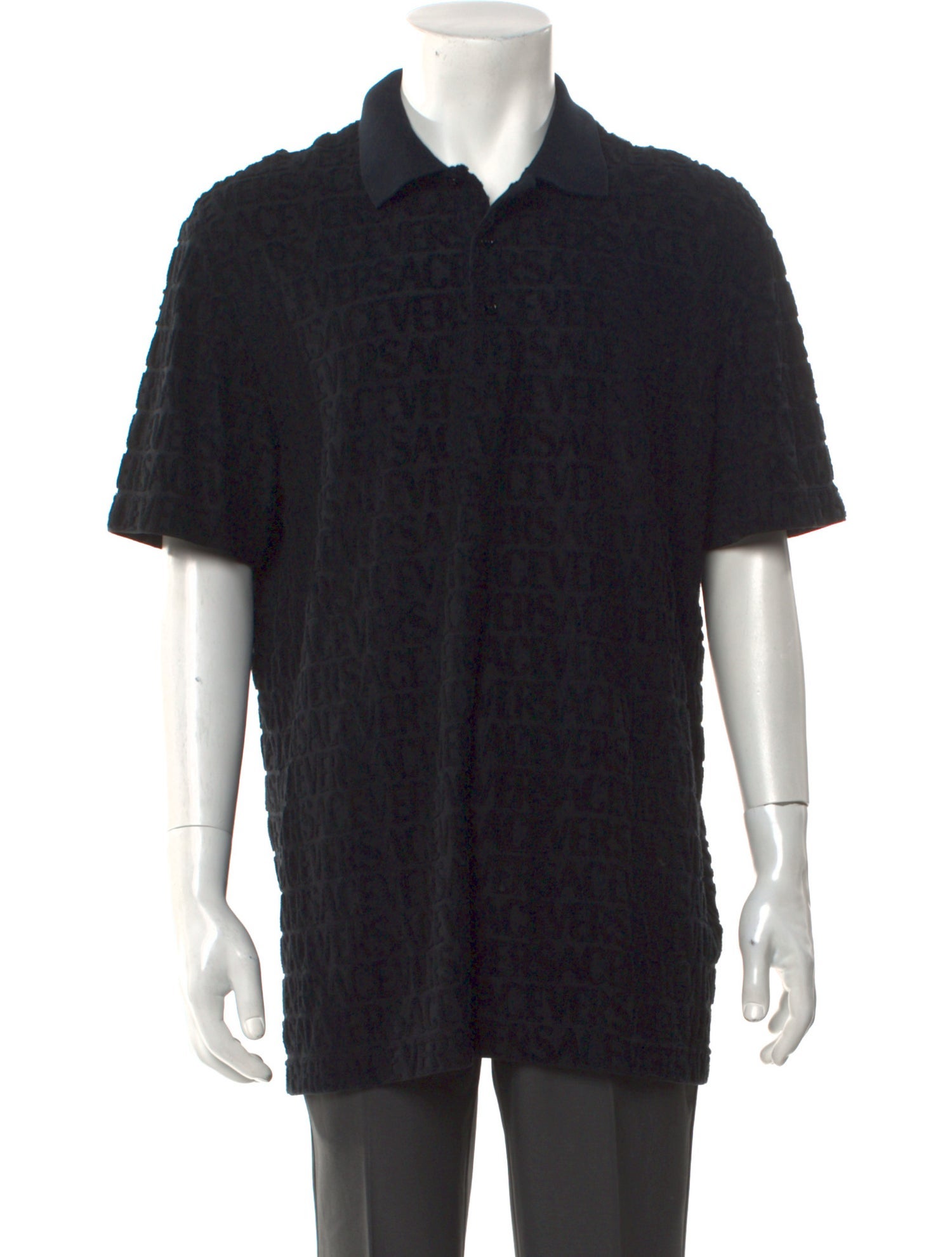 Versace Collar Short Sleeve Polo Shirt