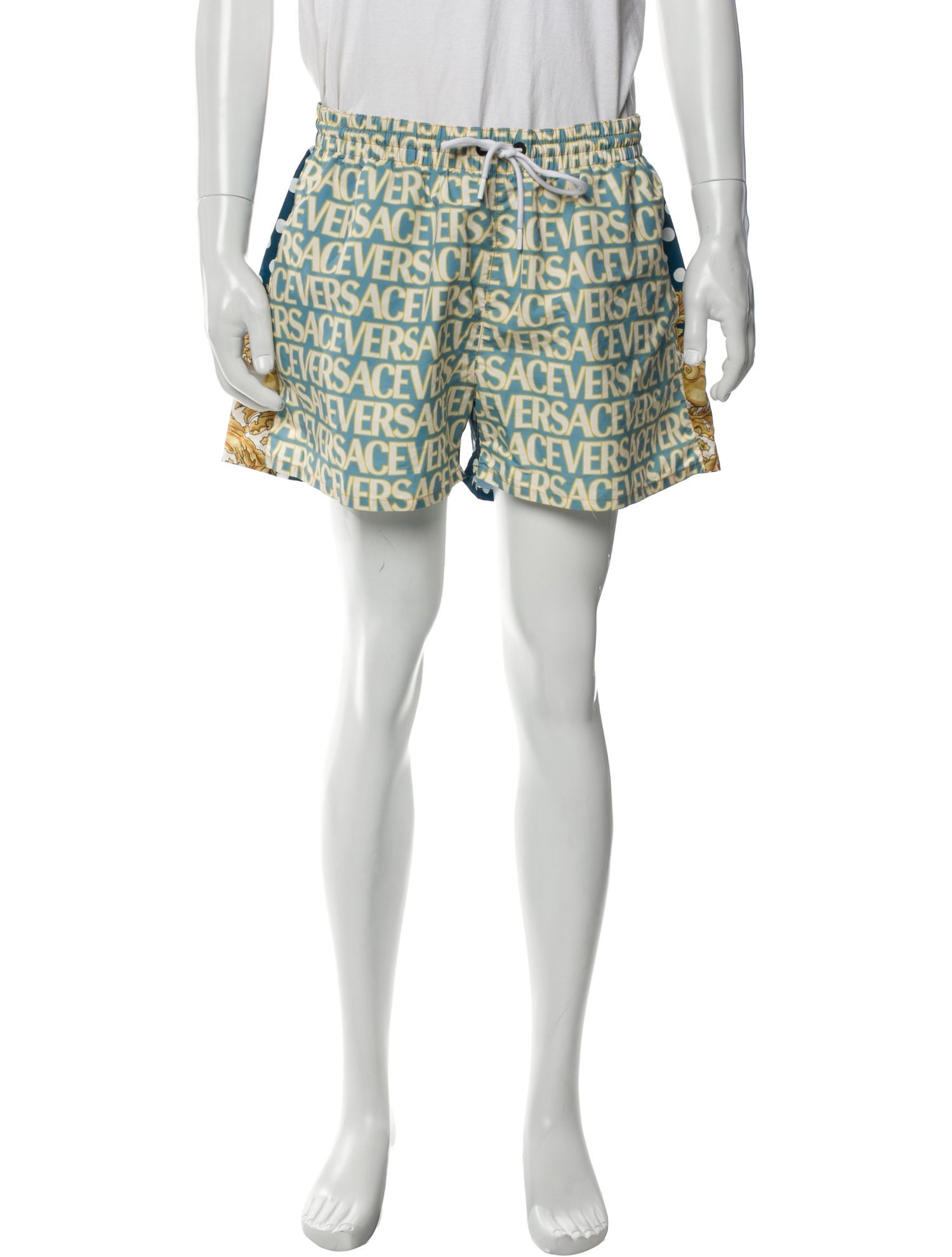 Versace Printed Swim Trunks