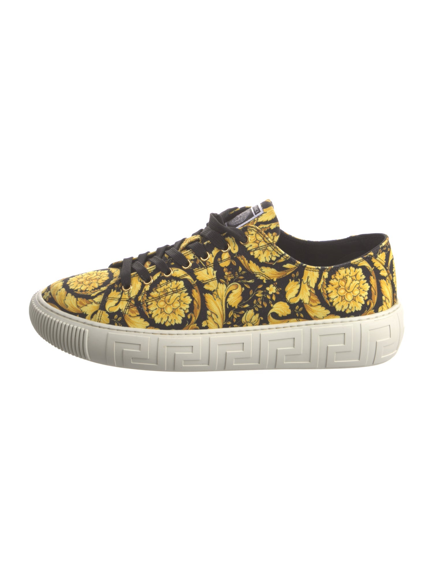 Versace Canvas Printed Sneakers