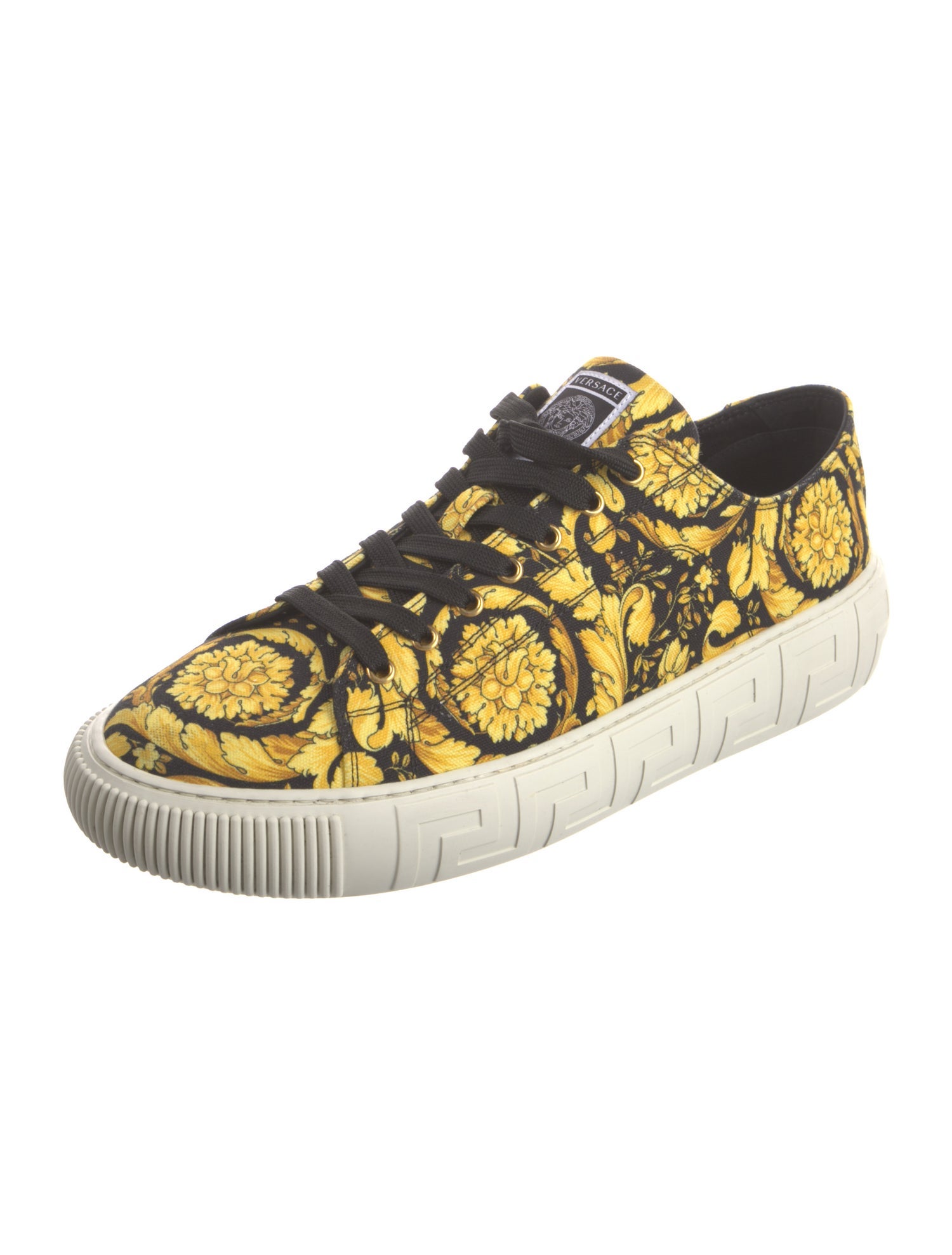 Versace Canvas Printed Sneakers