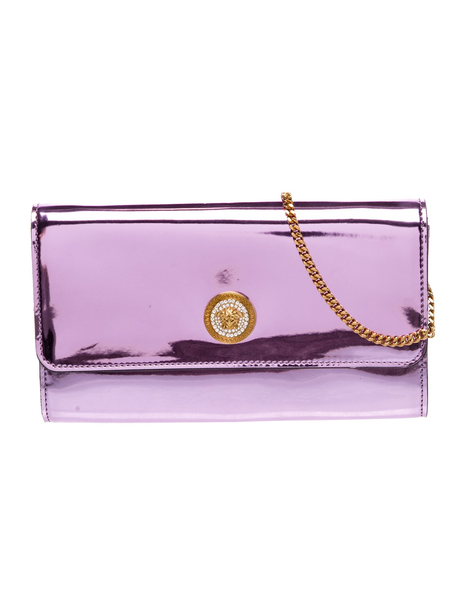 Versace Patent Leather Clutch