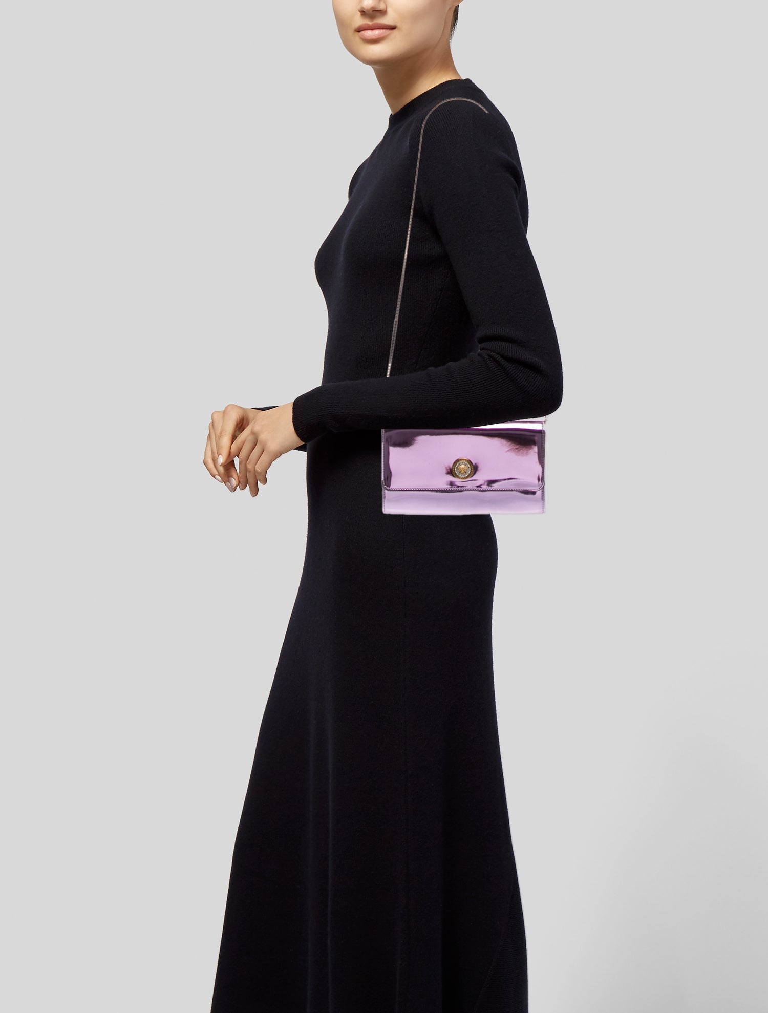 Versace Patent Leather Clutch