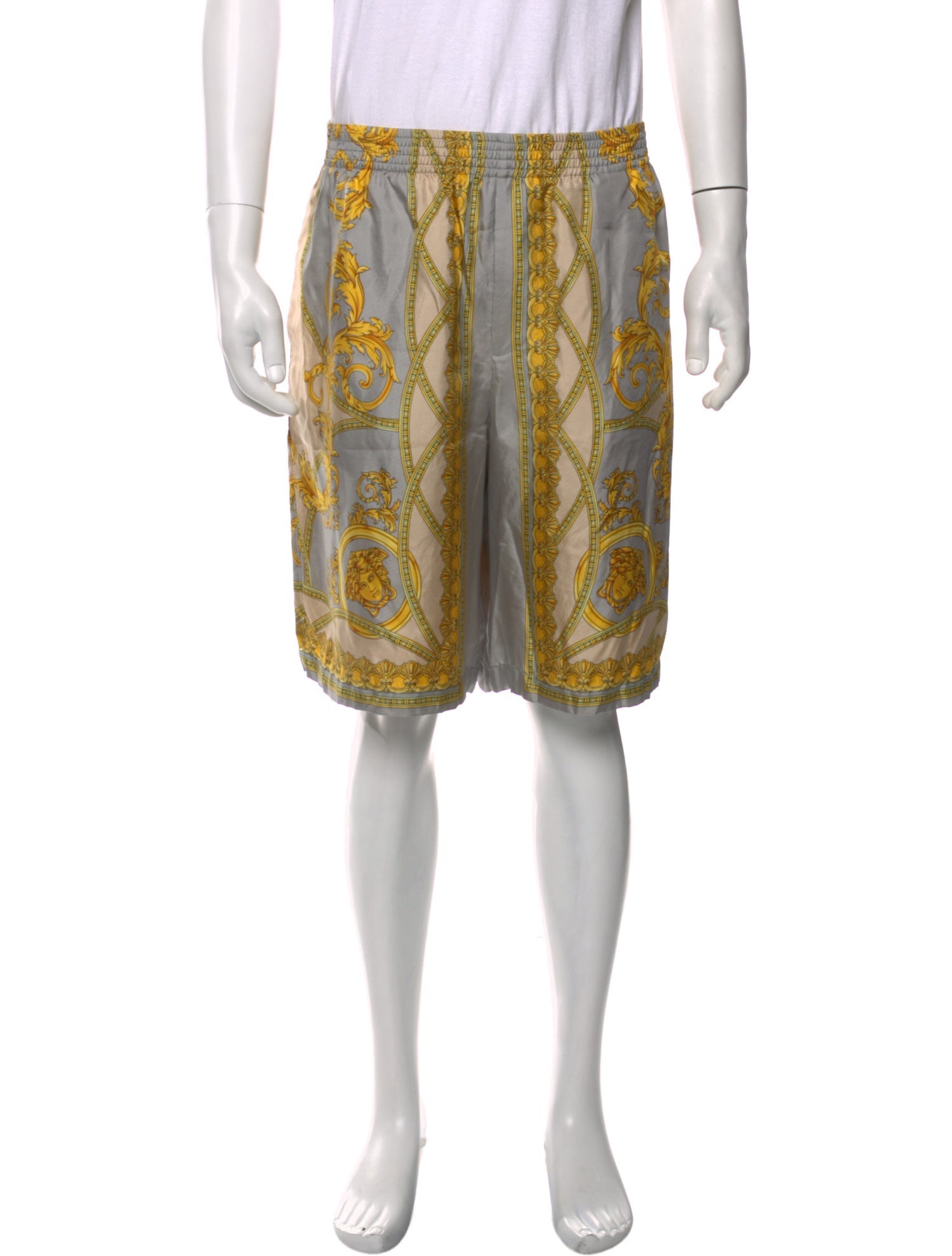 Versace Silk Jogger Shorts