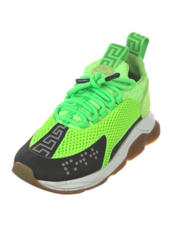 Versace Mesh Colorblock Pattern Sneakers