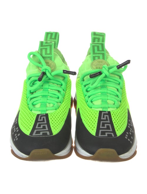 Versace Mesh Colorblock Pattern Sneakers