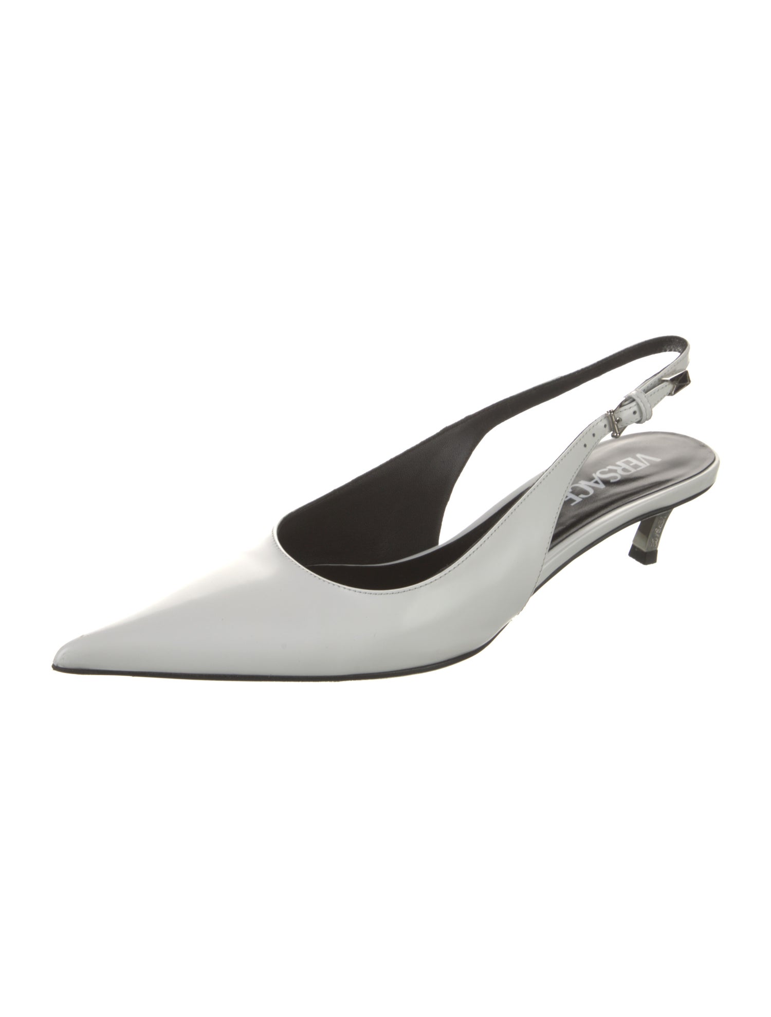 Versace Leather Slingback Pumps