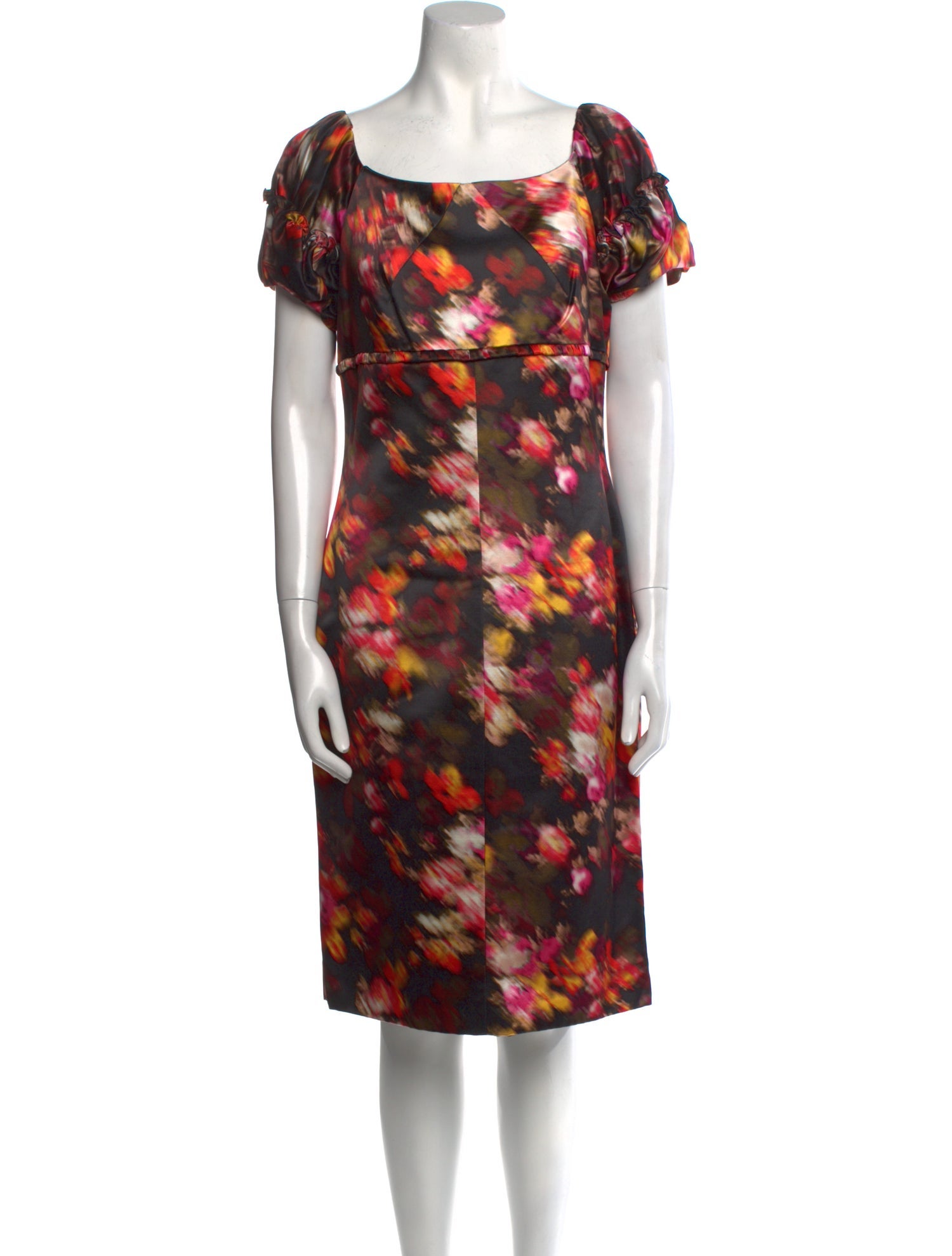 Versace Silk Knee-Length Dress w/ Tags