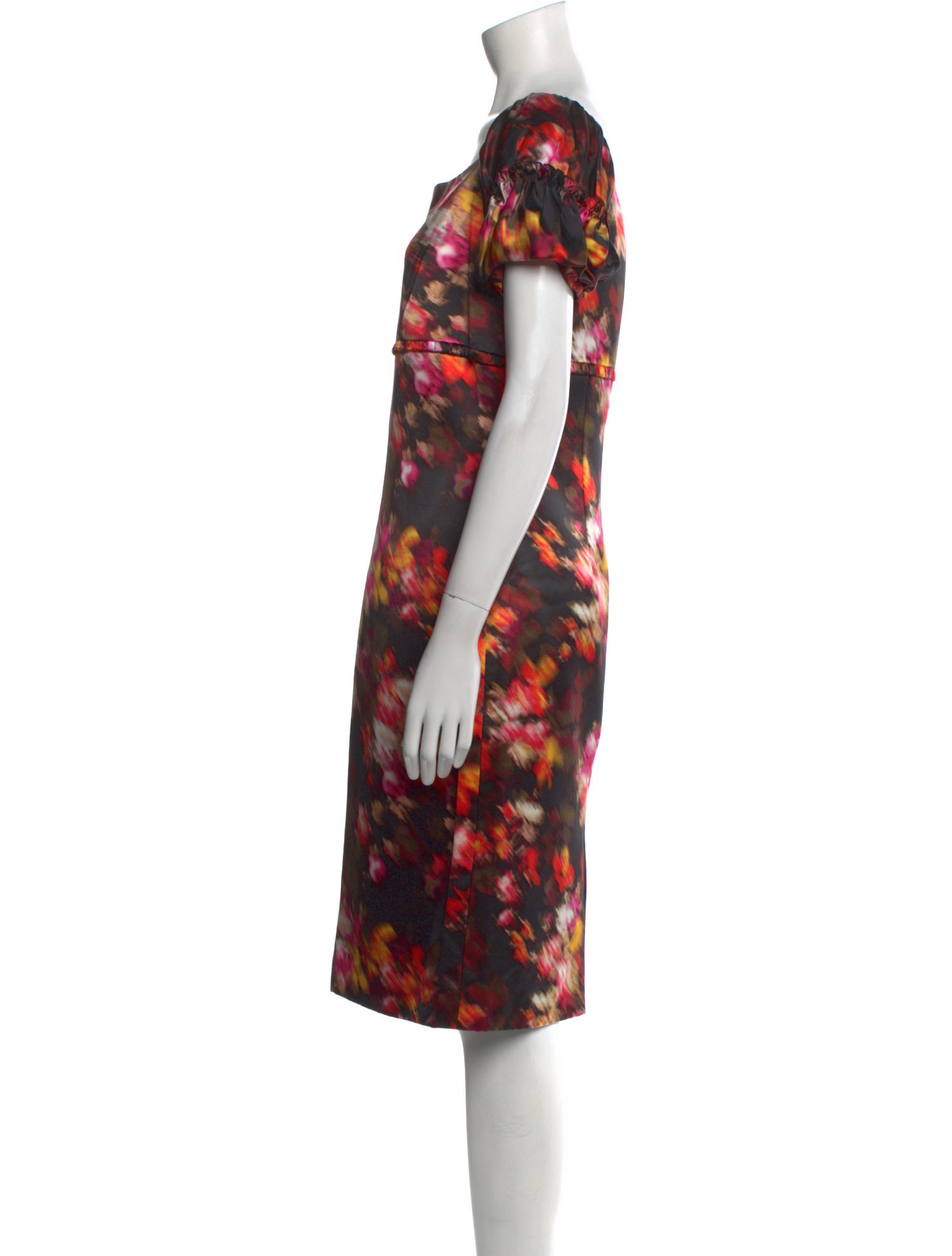 Versace Silk Knee-Length Dress w/ Tags