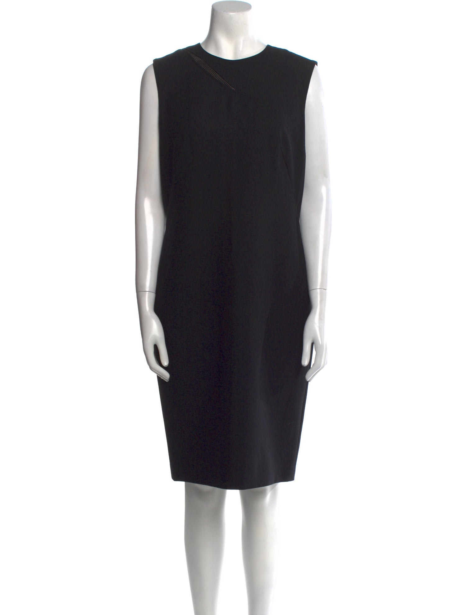 Versace Virgin Wool Knee-Length Dress