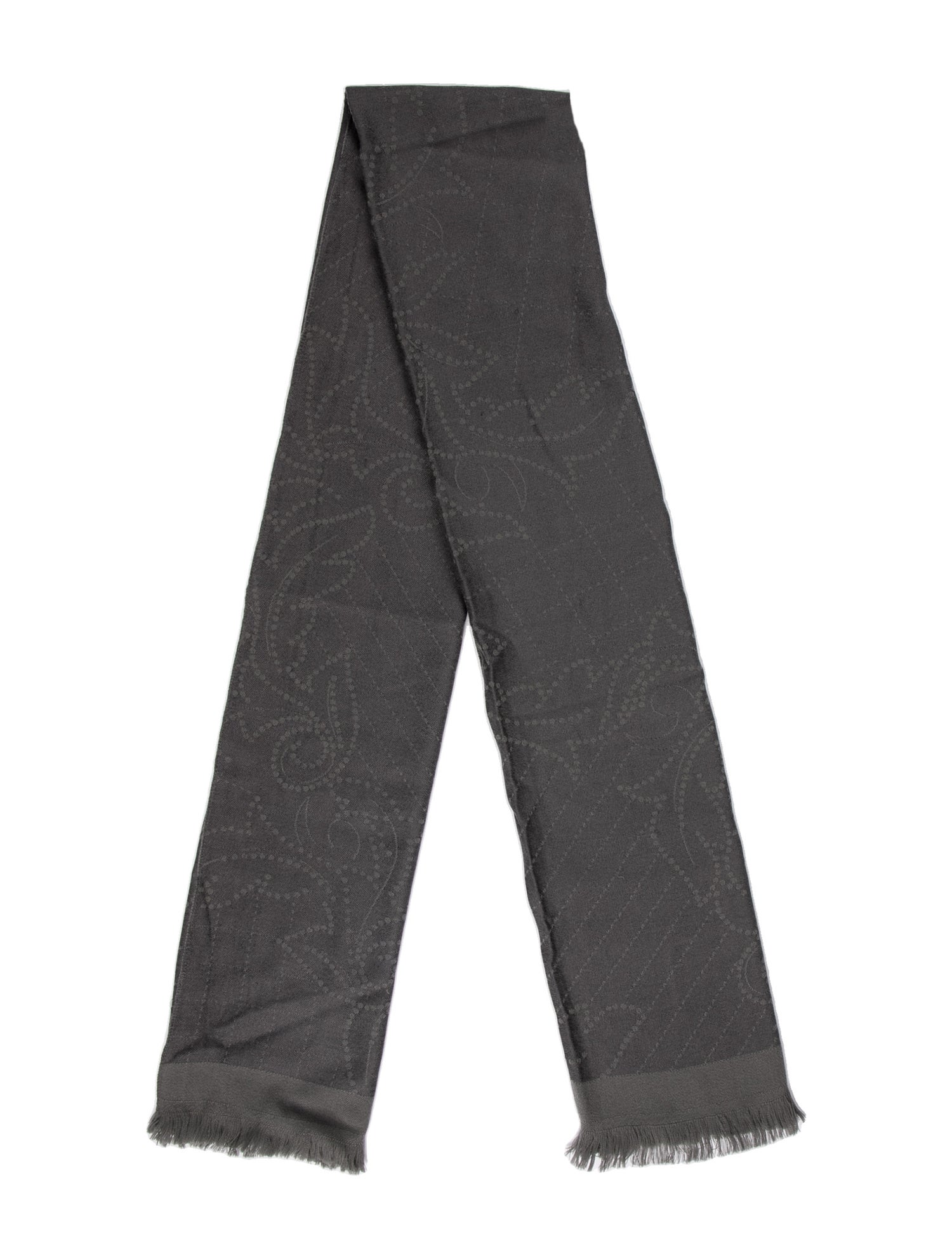 Versace Wool Printed Scarf