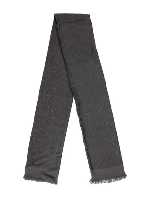 Versace Wool Printed Scarf