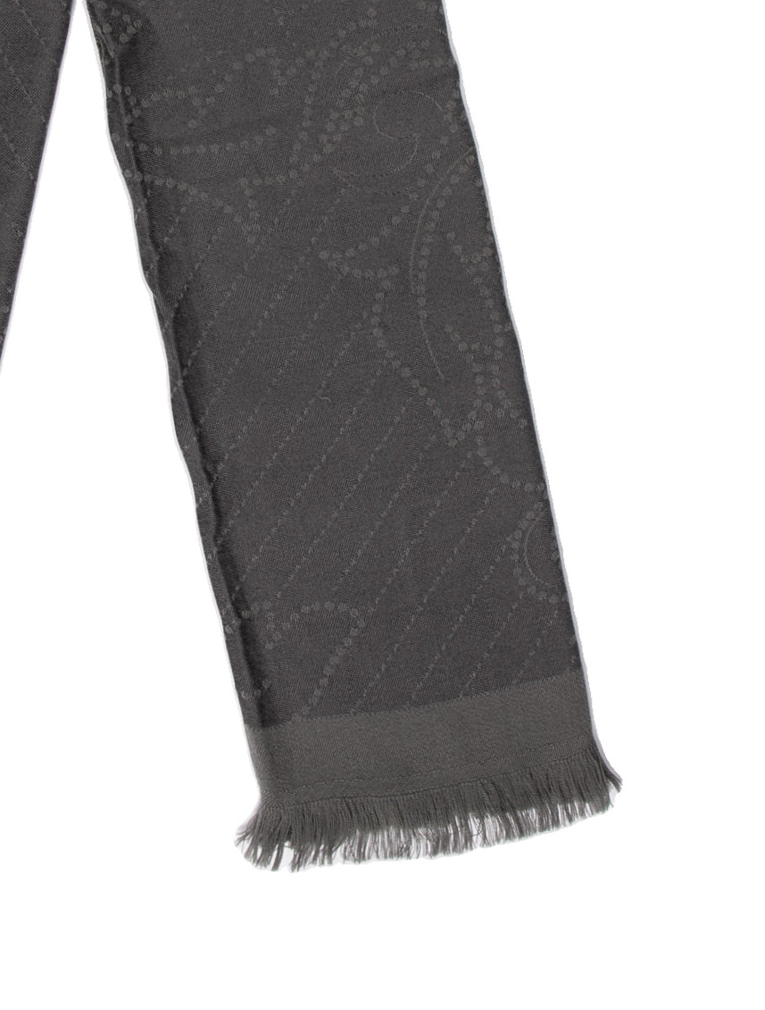 Versace Wool Printed Scarf