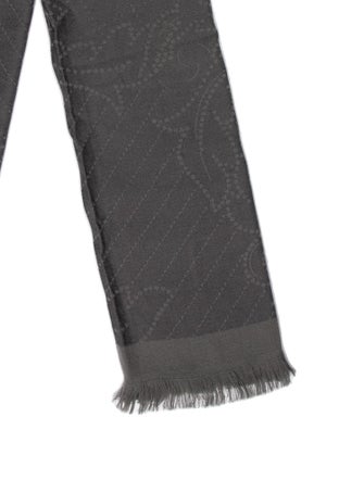 Versace Wool Printed Scarf