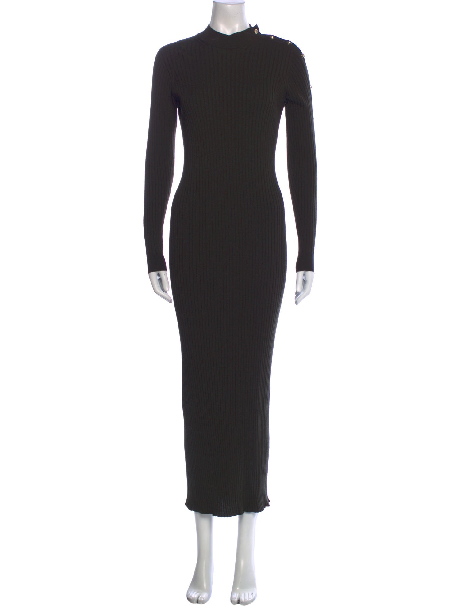 Versace Wool Long Dress