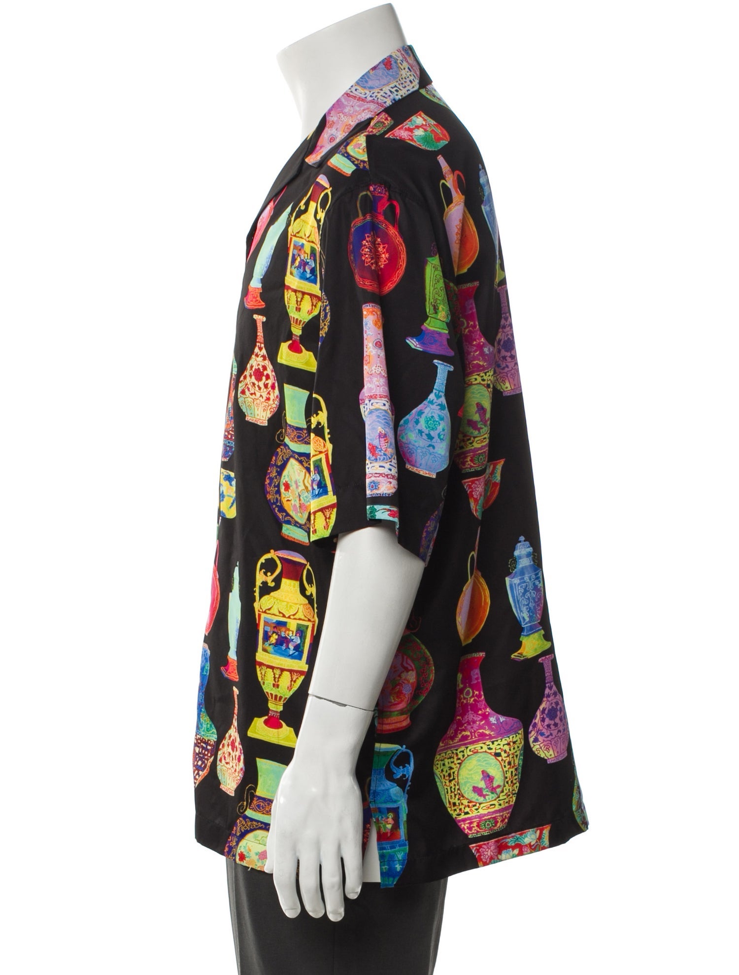 Versace Printed Short Sleeve Shirt