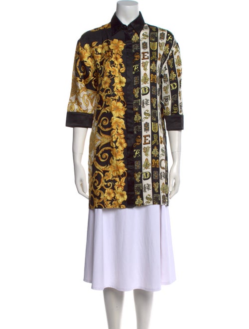 Versace Silk Printed Tunic