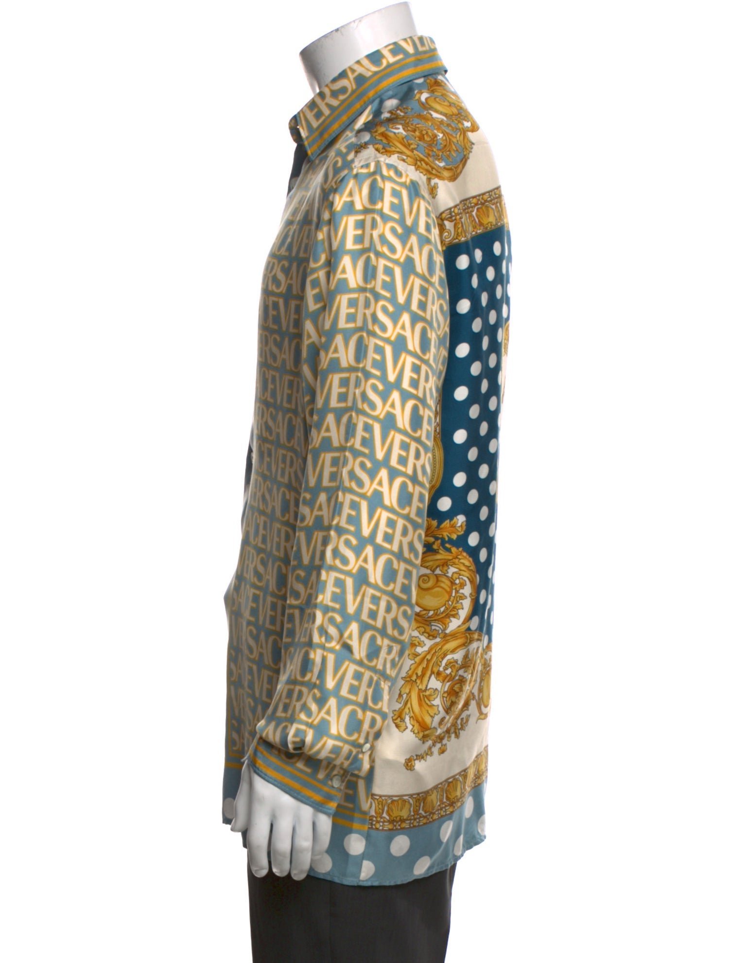 Versace Silk Printed Shirt