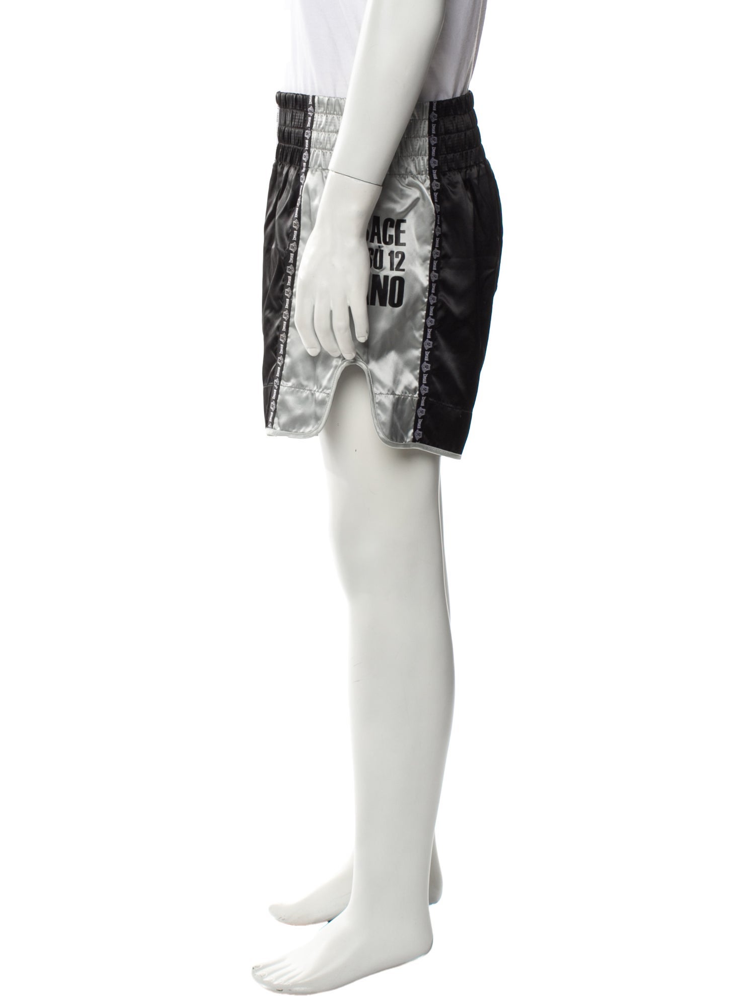 Versace Colorblock Pattern Athletic Shorts