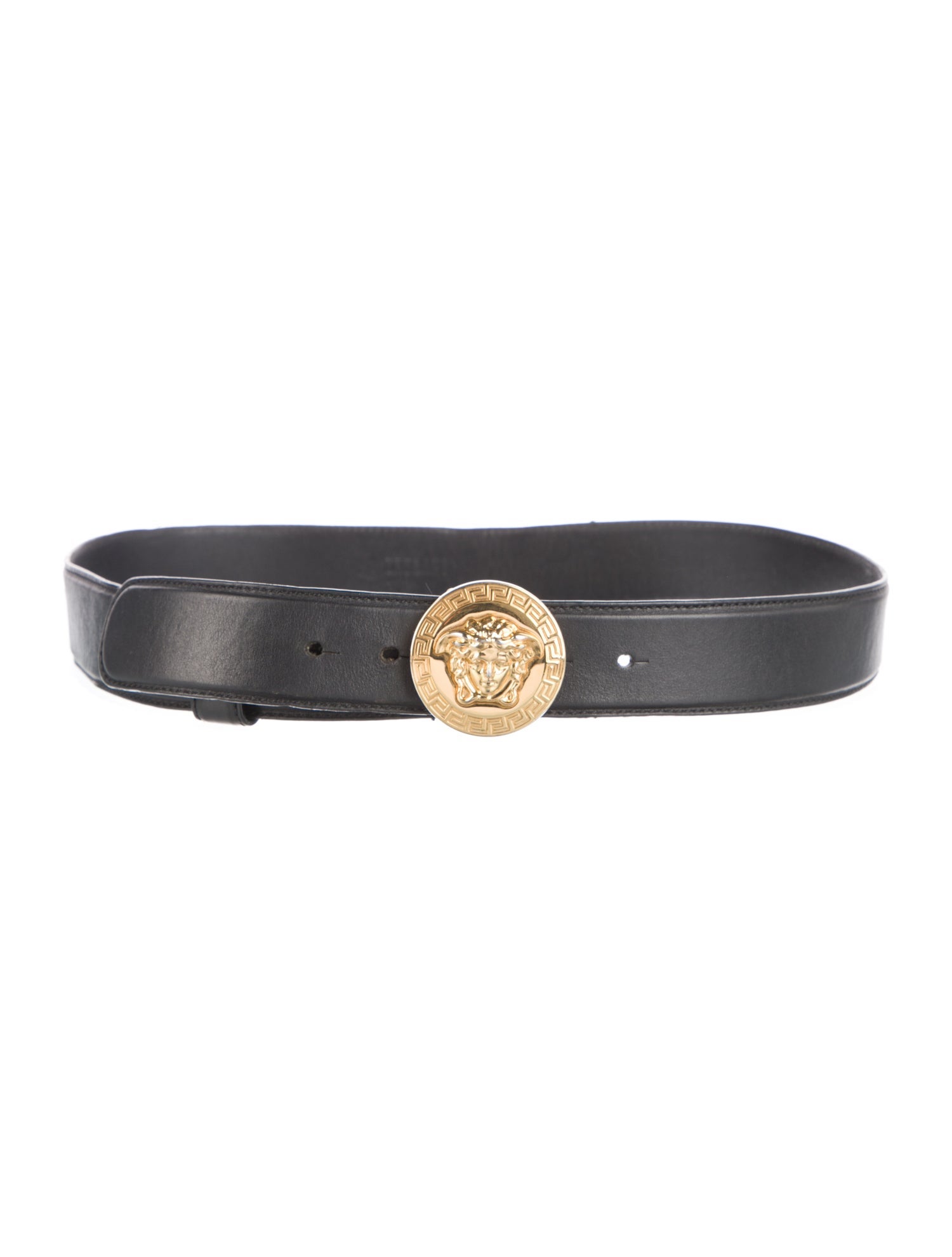 Versace Medusa Insignia Leather Belt