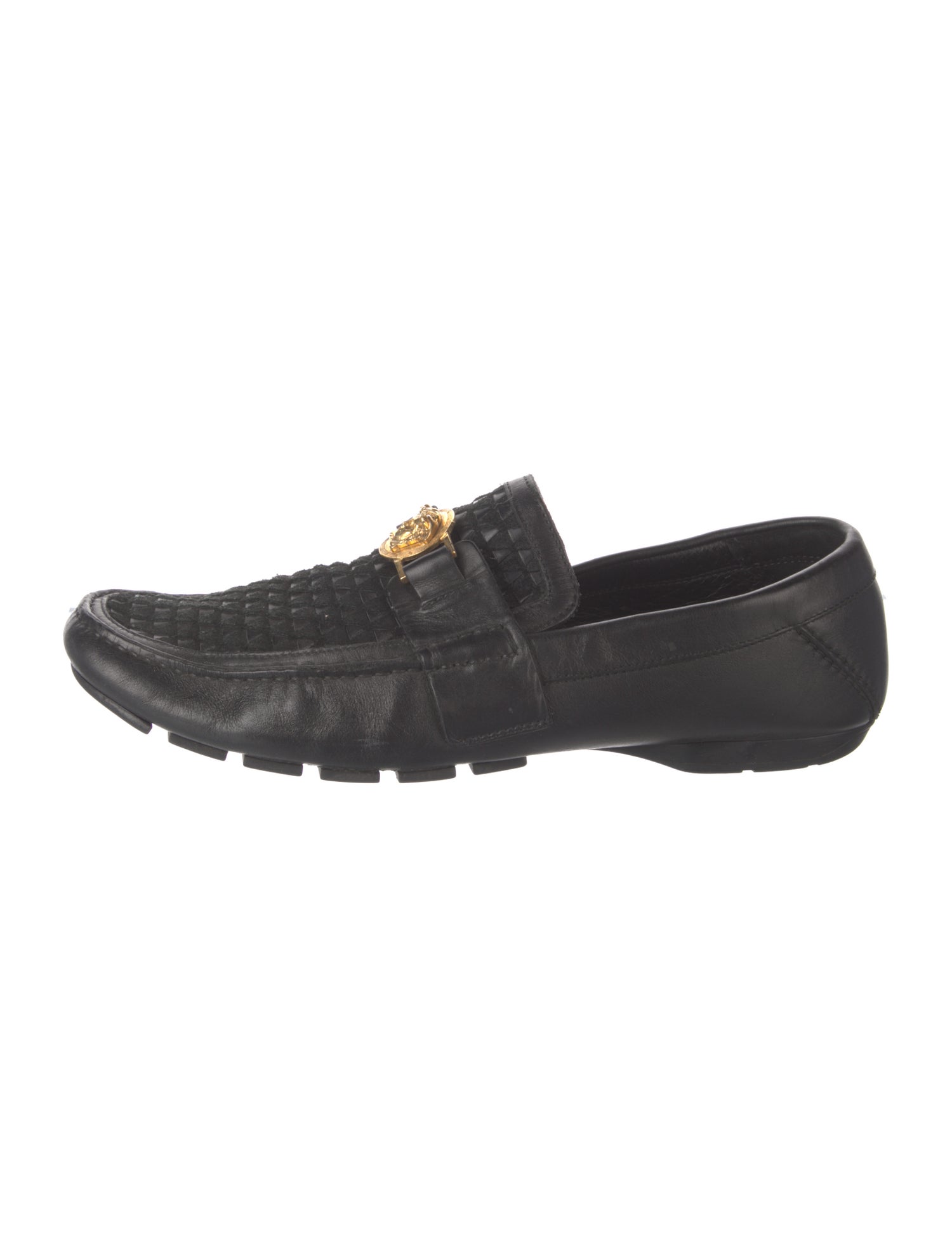Versace Leather Loafers