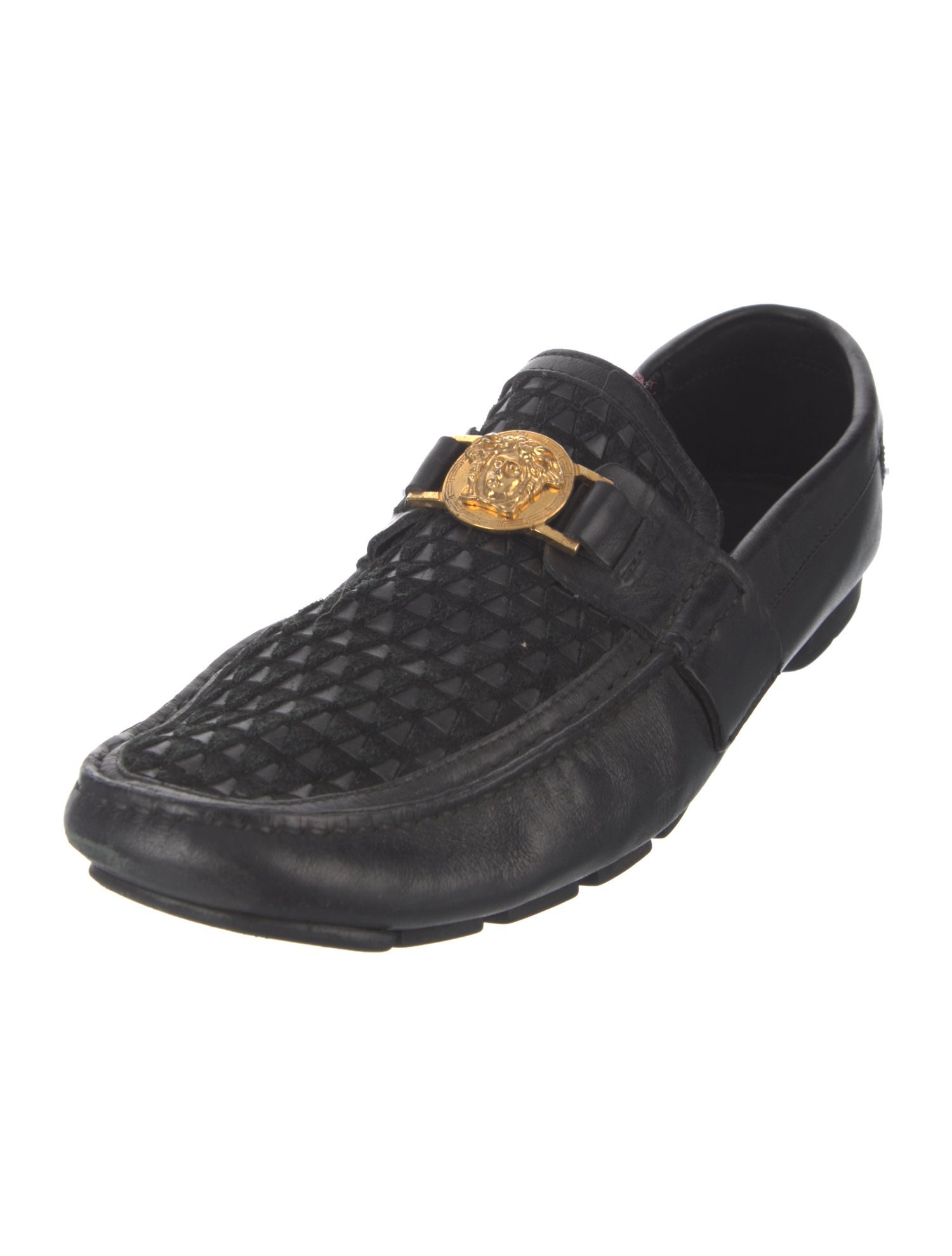 Versace Leather Loafers