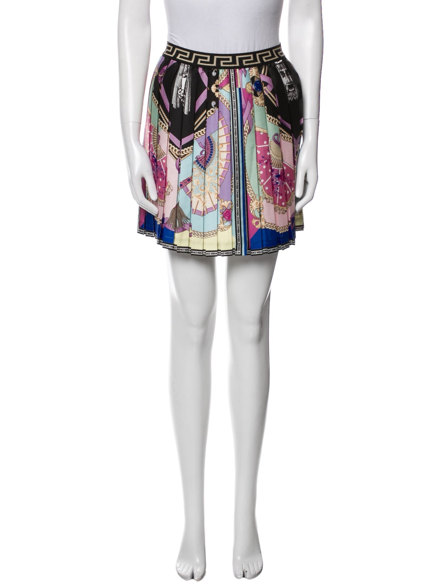 Versace Printed Mini Skirt