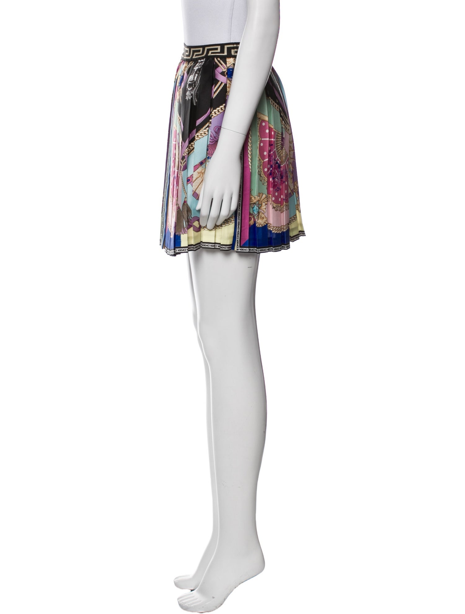 Versace Printed Mini Skirt