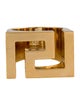 Versace Greca Logo Band Ring