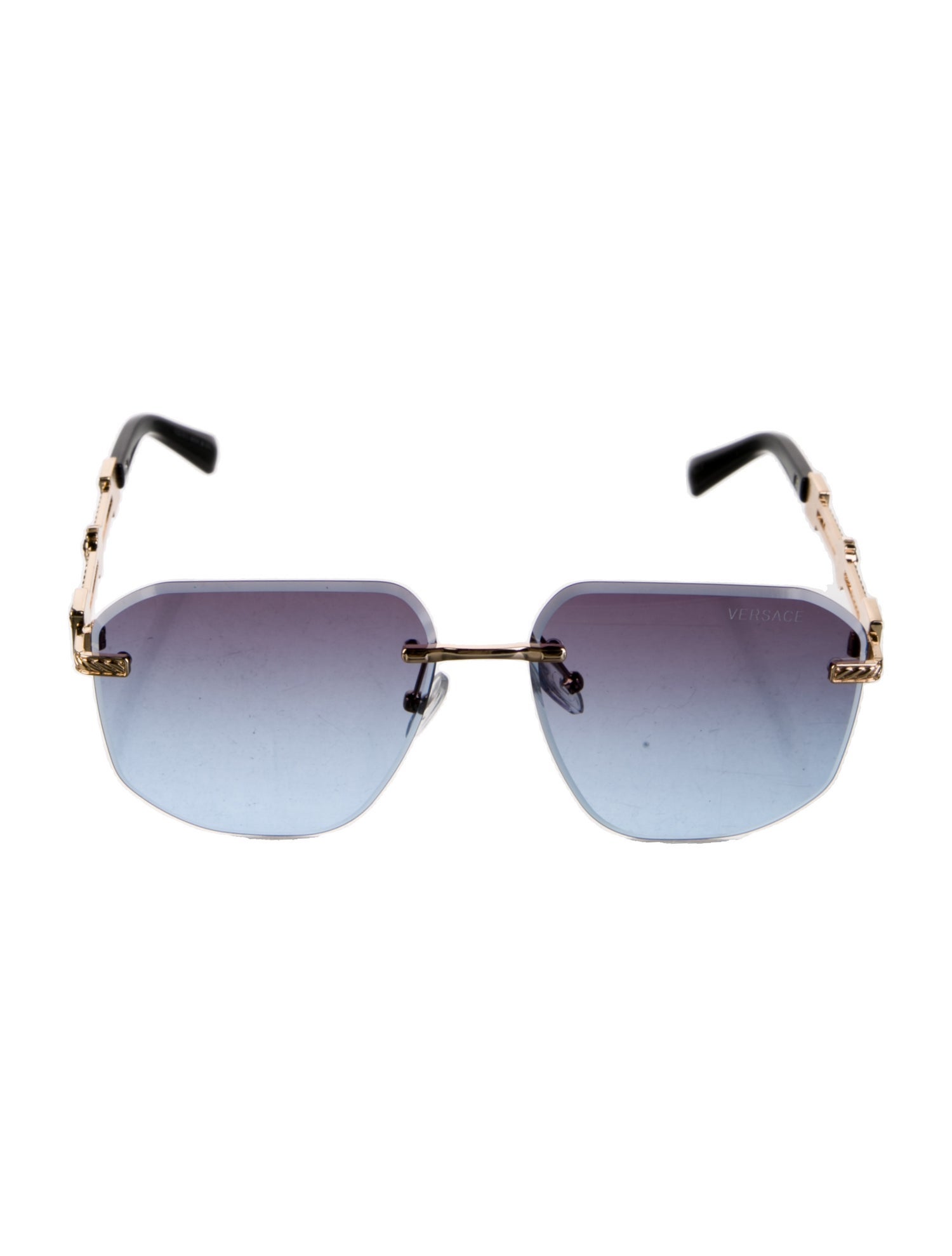 Versace Oversize Gradient Sunglasses