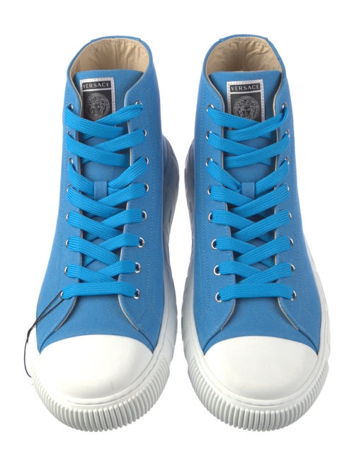 Versace Canvas Graphic Print Sneakers