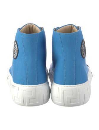 Versace Canvas Graphic Print Sneakers