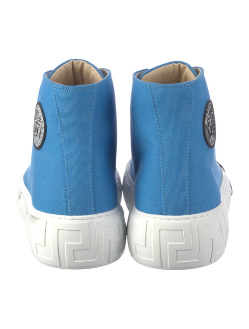 Versace Canvas Graphic Print Sneakers