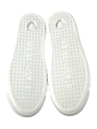 Versace Canvas Graphic Print Sneakers