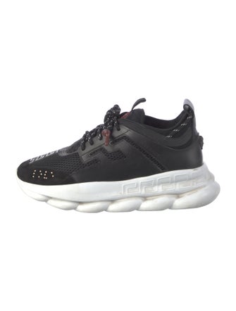 Versace Mesh Printed Athletic Sneakers