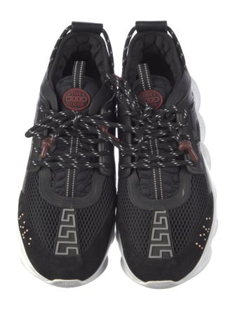 Versace Mesh Printed Athletic Sneakers