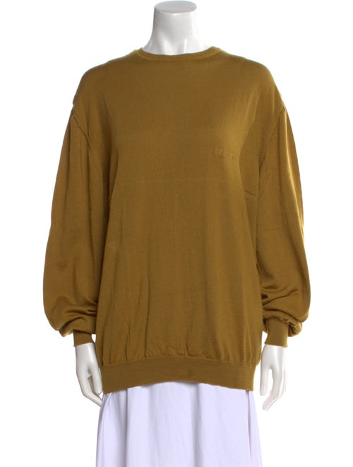 Versace Merino Wool Bateau Neckline Sweater