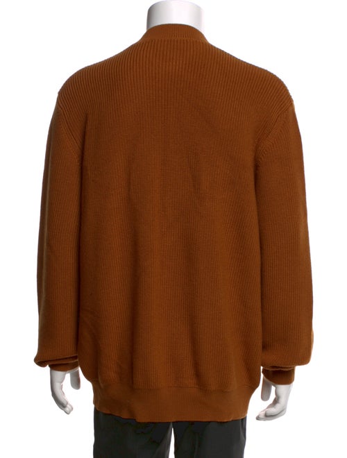 Versace Virgin Wool Graphic Print Pullover